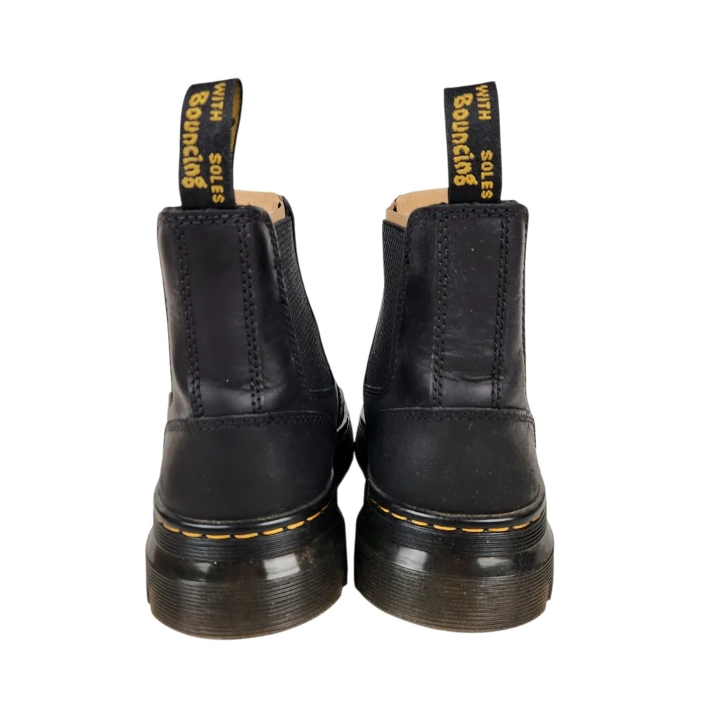 Dr. Martens Embury Black Leather Wyoming Grunge Chelsea Boots Mens Size 6